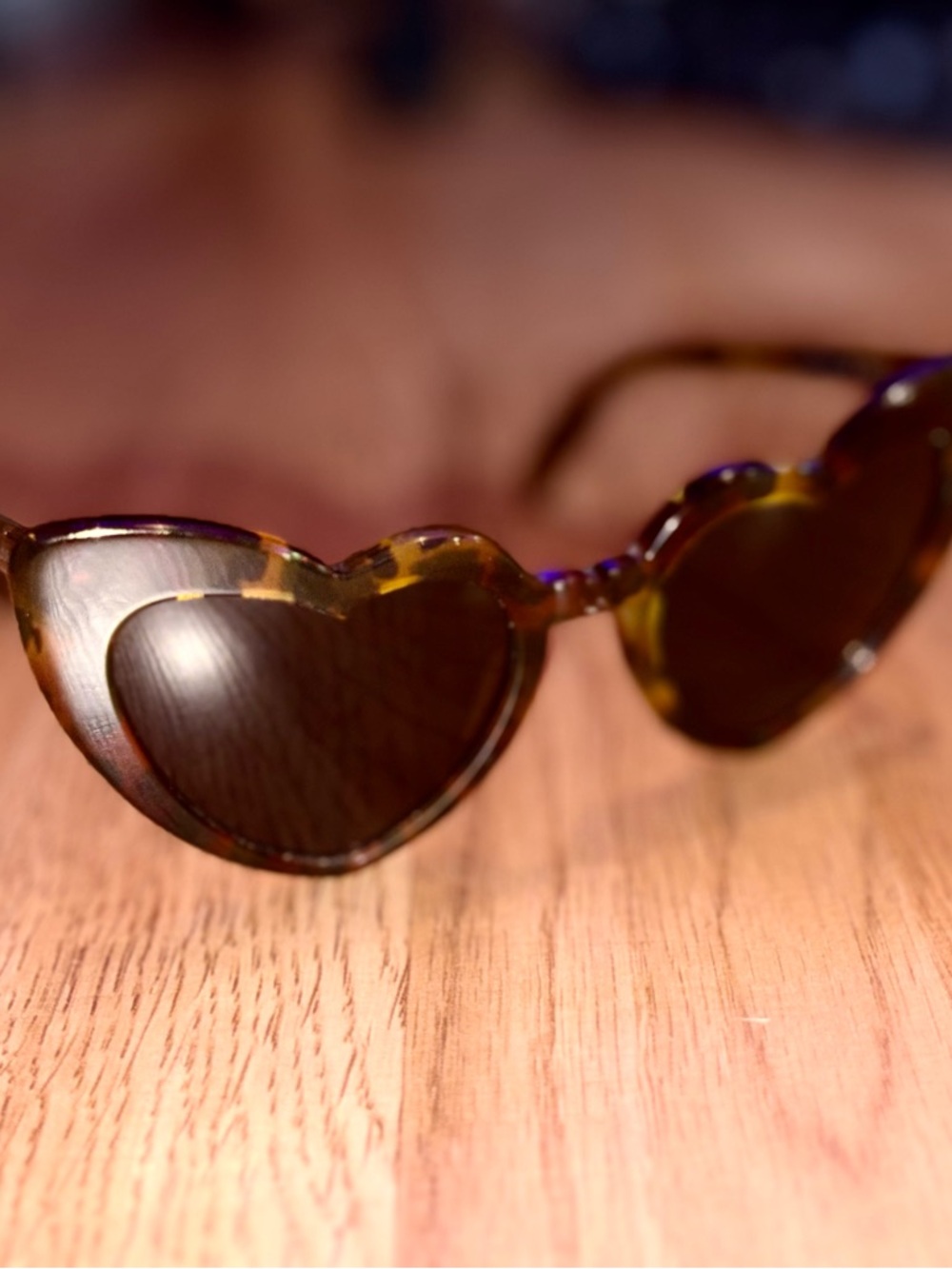 Saint Laurent LouLou 54mm Tortoiseshell Sunglasses - - Picture 6 of 7